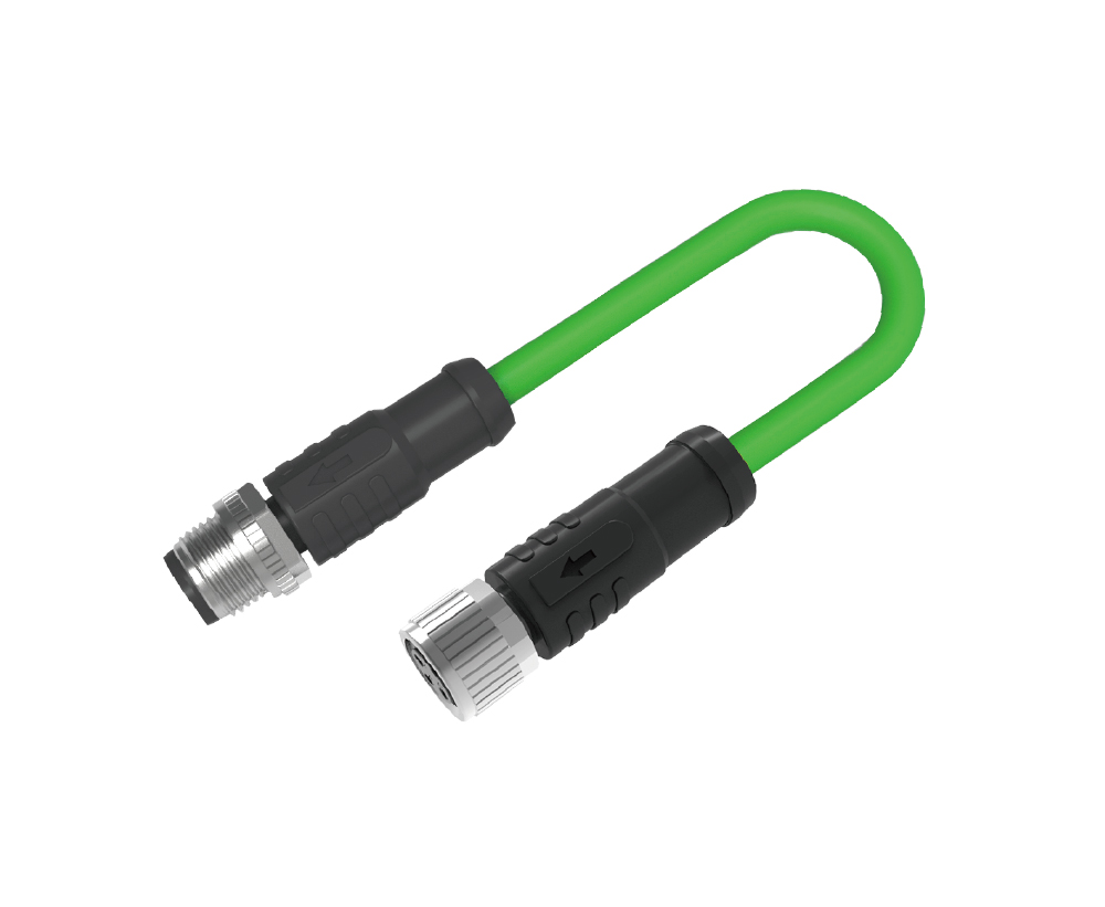 訂貨號：M12D-MS-4P-M12D-FS-4P-□□-PVC